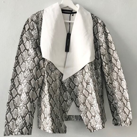 Vegan Leather Jacket - Picture 3 of 6